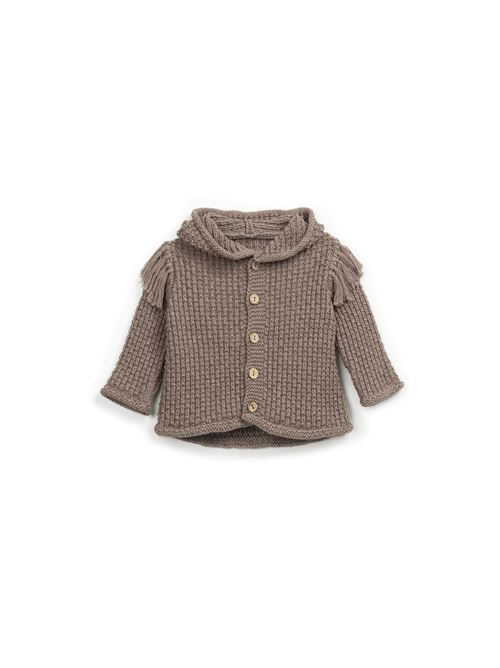 Cardigan lavorato a maglia con cappuccio PLAY UP | 0AP11402P8078